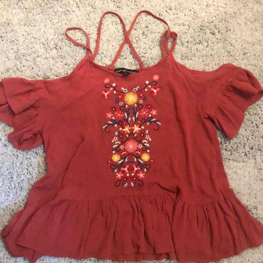 Off the shoulder blouse